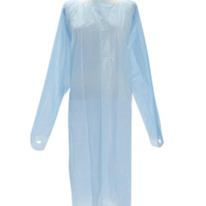 Långärmade skyddsförkläden