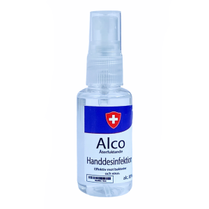 Alco Hand sanitizer, 75% i resestorlek 75 ml